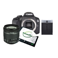 CANON EOS 2000D + 18-55 IS II - stabilizacja obrazu  + dodatkowy akumulator LP-10